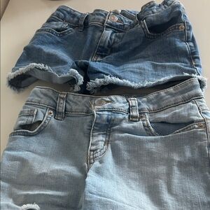 Cat & Jack girls Blue Denim Shorts Set